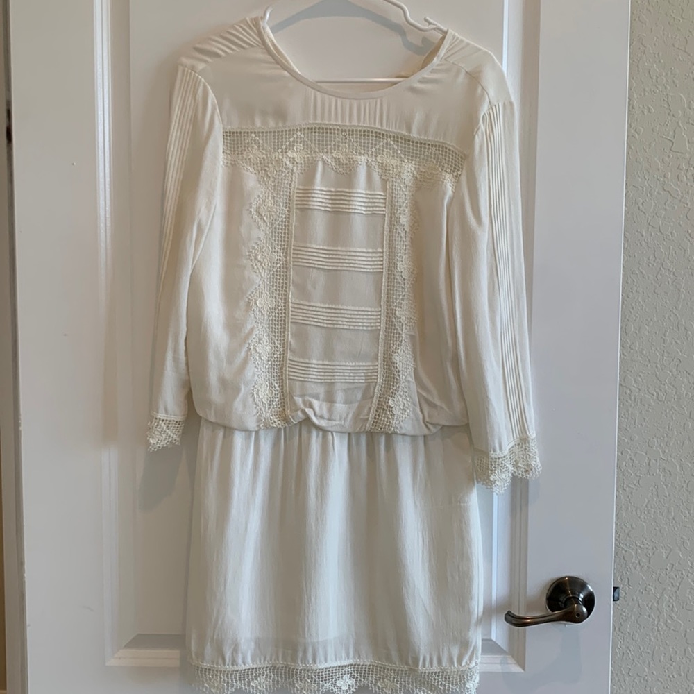 Sailor long sleeve dress with lace detail size small